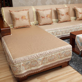 夏季现代中式沙发垫冰丝防滑夏凉垫实木沙发坐垫组合沙发套巾定做