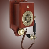 电话机 古典电话老古董包邮精品挂墙电话/壁挂式电话1913实木仿古