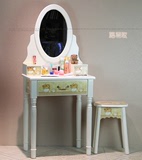 现代简约宜家梳妆台小户型原木抽屉式创意迷你化妆桌整装韩式家具