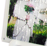 水晶A4个性来图定制结婚纱相片拼图冰箱贴磁性墙贴