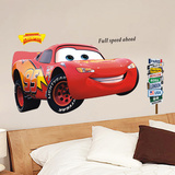 新款居家创意墙贴儿童房男孩卧室幼儿园卡通小汽车贴画 墙贴纸画