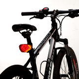 备W01-2 山地自行车尾灯 爆闪智能转向警示安全尾灯 骑行装