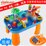 正版童梦园儿童水上公园戏水桌 宝宝喷泉声光水上乐园玩水桌玩具
