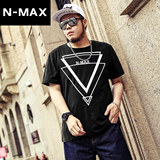 【清仓款不参与买一送一】NMAX大码男装潮牌 图案印花加大短袖T恤