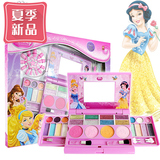 迪士尼公主女孩儿童时尚环保无毒化妆品礼盒创意塑料过家家玩具
