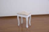 欧式梳妆凳 白色法式奢华化妆凳 梳妆凳美甲凳换鞋 凳梳妆台凳子