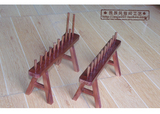 排纱凳织布机凳子木工模型手工制作木艺摆件纺织工具定制工艺品