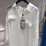 [转卖]国内专柜正品代购 ON&ON安乃安 韩版白色休闲宽松衬衫上衣