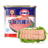 上海特产梅林罐头食品 梅林午餐肉罐头340g 户外即食配早餐火锅