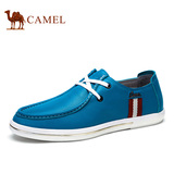 camel骆驼男鞋 春季英伦风休闲时尚系带简约皮鞋
