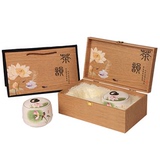 茶叶罐陶瓷包装盒花茶绿茶密封礼盒空通用醒陶罐定制亚光批发