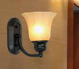 欧式壁灯床头灯具创意仿古北欧美式田园客厅卧室过道工艺壁灯
