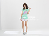 美国正品HCO Hollister 夏季 女 棉 字母圆领短袖T恤 上海现货