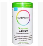 现货 美国Rainbow Light 全天然黄金食物碱性钙180片备孕男宝钙片