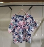 O'2ND奥蔻 韩国专柜  时尚印花T恤 2WMP1-WX072【直邮】