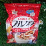 日本Calbee卡乐比卡乐b营养早餐 水果颗粒果仁谷物800g冲饮麦片