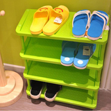 时尚室内置物架多功能组合塑料多层鞋架置地式整理架收纳架