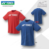 新款YONEX尤尼克斯yy李宗伟羽毛球服男圆领短袖运动服T恤16001LCW