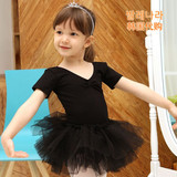 韩国进口儿童舞蹈短裙 公主小蓬蓬跳舞裙 幼儿女孩黑色半身纱裙