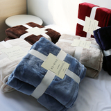 毛毯加厚 法兰绒珊瑚绒毯子盖毯空调毯秋冬单双人床单毛巾被包邮