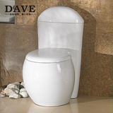 DAVE卫浴直冲式马桶坐便器 陶瓷马桶 墙排连体式马桶普通座便器