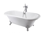 Roca乐家卫浴 1.7米菲洛独立式椭圆形铸铁浴缸 2N1060000 贵妃缸