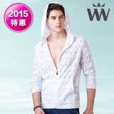 韩国进口WIFFWAFF羽毛球服 男款运动衣服长袖上衣卫衣2013新品