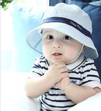 韩国婴儿帽子女公主帽春季宝宝帽子纯棉男春秋儿童盆帽女童渔夫帽