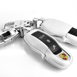 专用于保时捷钥匙包macan卡宴911 帕拉梅拉改装4S汽车钥匙套壳扣