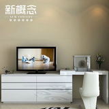 现代创意卧室宜家白色电视柜实木收纳柜简约地柜梳妆台组合客厅