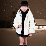 单排扣新款实拍有模特外套休闲加厚儿童纯色B类女童普通外套