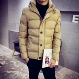 2015新款男装外套冬季韩版潮棉服男士冬天棉衣修身型短款加厚冬装