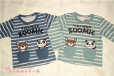 2015秋款 ZOOMIC 日本正品原单动物园男女童条纹长袖 宝宝T恤