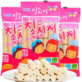 韩国进口零食品儿童鳕鱼肠韩国鱼肠 ZEK芝士鳕鱼肠105g*3袋装