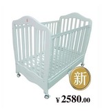 十一促销 【英氏】正品新款婴儿床 白色大床 高度可调 ZE11317-1
