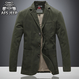 AFS JEEP春季男士军装吉普夹克外套春秋薄款青年韩版小西装西服潮