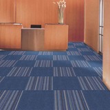特价办公室满铺方块地毯会议室走廊会所素色条纹沥青底丙纶50X50