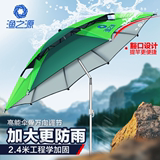 碳素超轻万向插地短三节2.2米防雨防紫外线钓鱼伞垂钓伞钓伞鱼伞