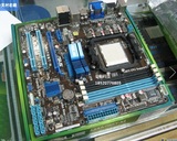 AM3主板 集显 华硕 M4A785T-M DDR3内存小板 785G主板 开核主板