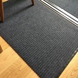 双条纹复合地垫卷材走廊地毯/防滑防水蹭脚垫 定制可裁剪酒店用品