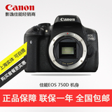 国行带发票佳能EOS 750D单机单反相机入门级相机家庭旅游相机
