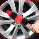 汽车轮胎刷轮毂洗车刷刷车刷子汽车长柄钢圈刷清洁清洗用品
