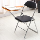 永恒木易 电脑椅办公椅子 折叠椅带写字板会议椅子记者椅 培训椅