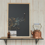 实木磁性挂式小黑板40*60咖啡厅创意菜单桌面家用儿童教学留言板