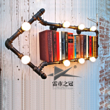 水管壁灯 创意艺术美式loft复古工业咖啡厅酒吧箭头铁艺壁灯灯饰