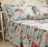 单卖 单独床裙 床罩床单纯棉欧式外贸碎花 大花包邮1米2 1米5 2米