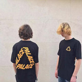 【西卡】正品16SS Palace Skateboards Tee 橘色三角字母 短袖T恤