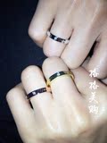 美国代购18K玫瑰金tiffany&co.蒂芙尼铂金镶钻戒男女情侣款对戒指