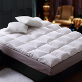 SUFANG全棉酒店软床垫加厚可折叠 超柔羽丝绒褥子宿舍0.9m床垫被