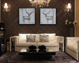 客厅沙发背景墙抽象油画简约现代饭厅室内装饰画挂画壁画xcx115